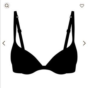 Skims teardrop push up bra